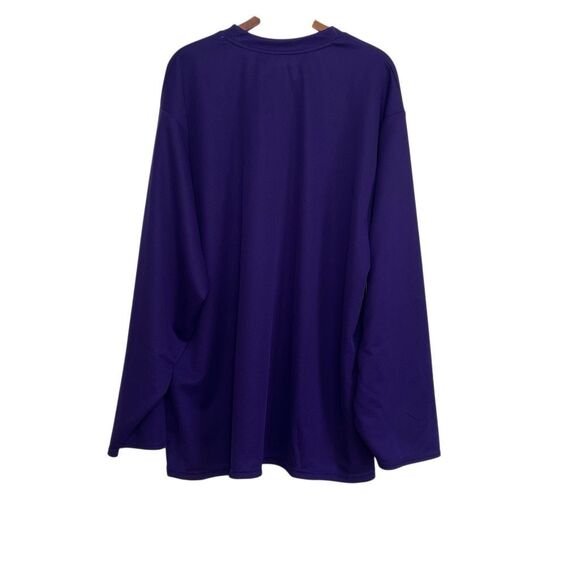 CCM NWT 5000 Series V-Neck Long Sleeve Practice Hockey Jersey Violet Size 2XL - Picture 7 of 7